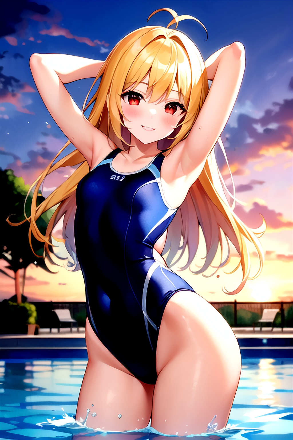 青春？のスク水撮影会