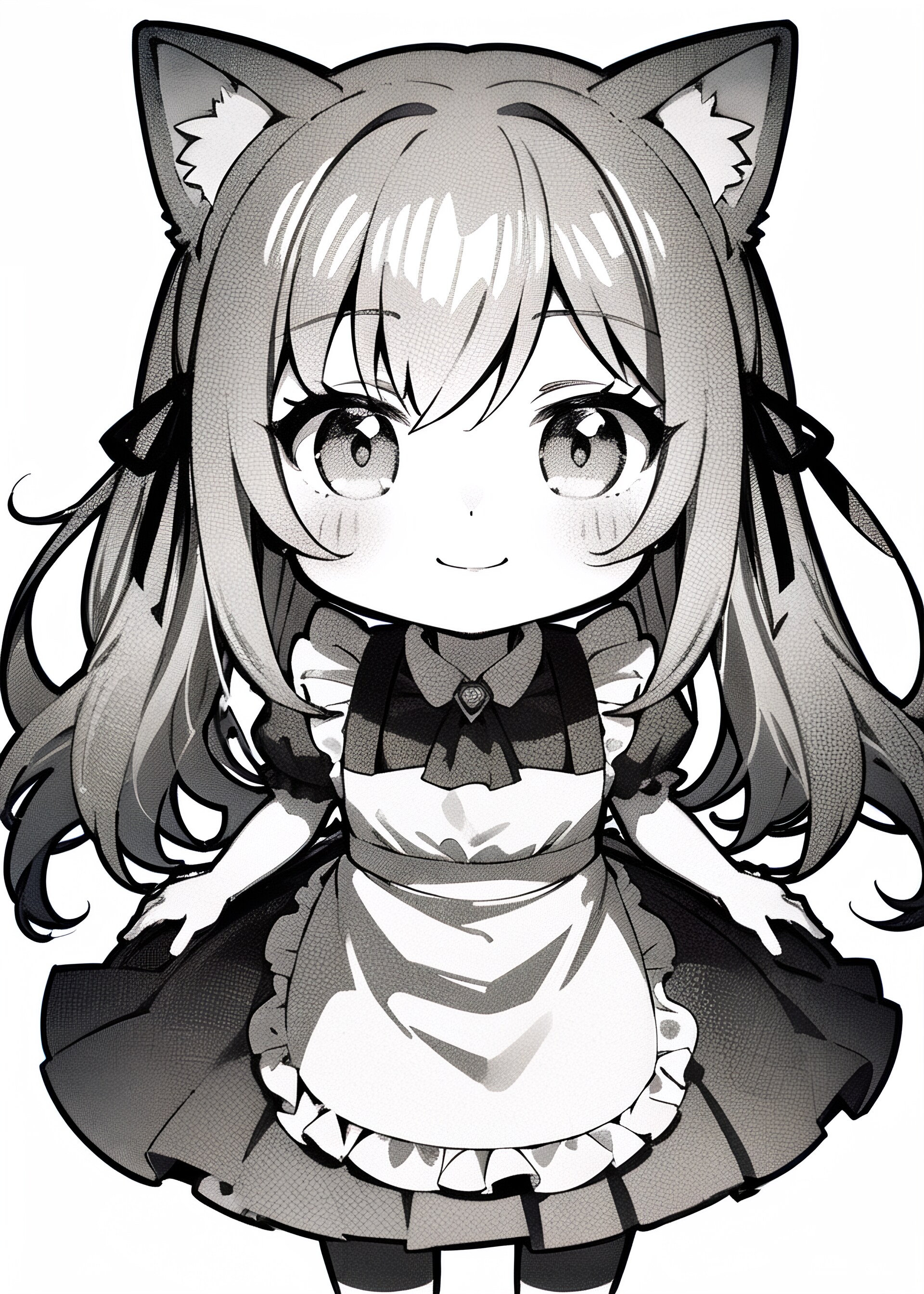 (6枚) ねこみみメイドのおちびちゃん