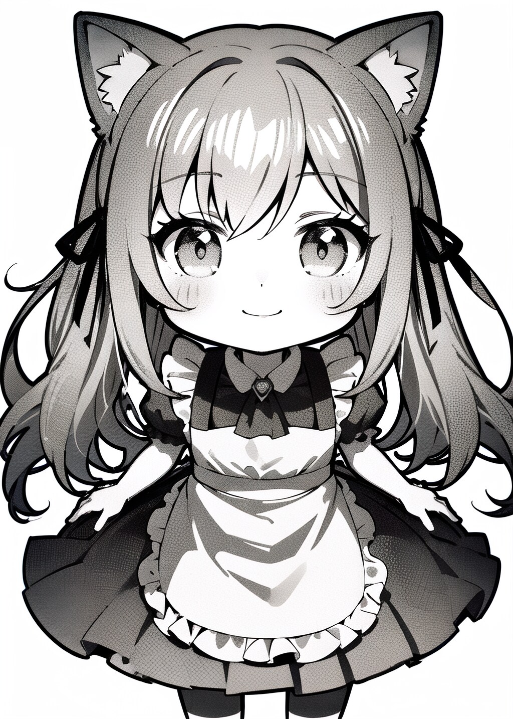 (6枚) ねこみみメイドのおちびちゃん