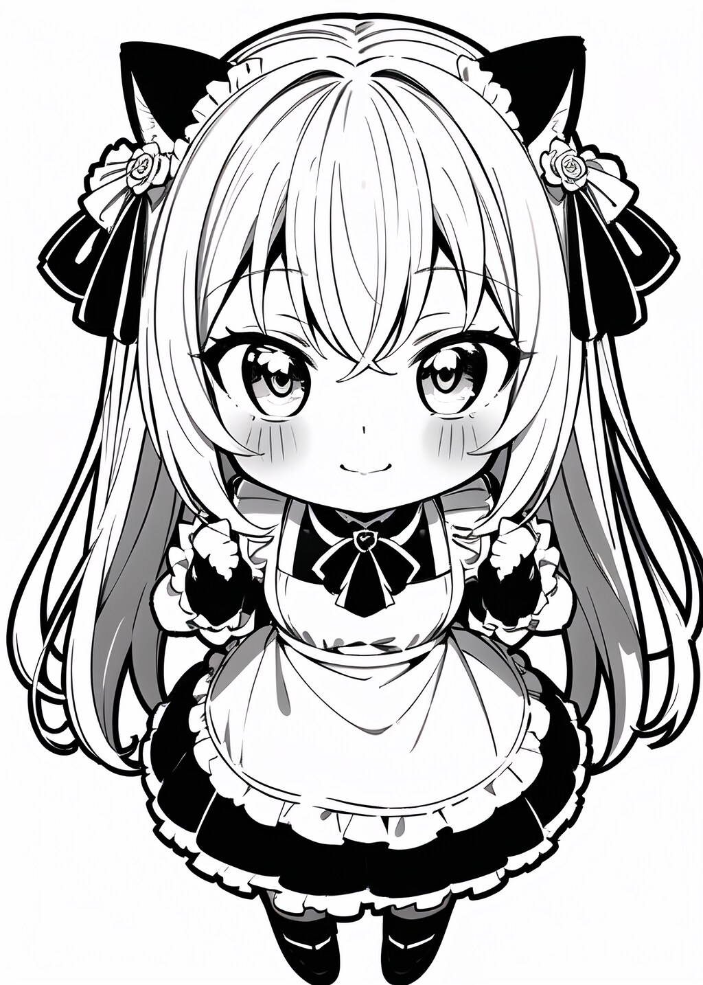 (6枚) ねこみみメイドのおちびちゃん