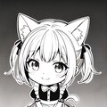 (6枚) ねこみみメイドのおちびちゃん 4枚目