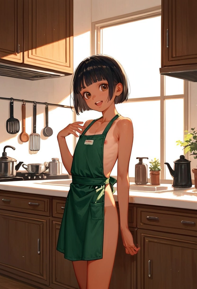 裸エプロンのあの子の