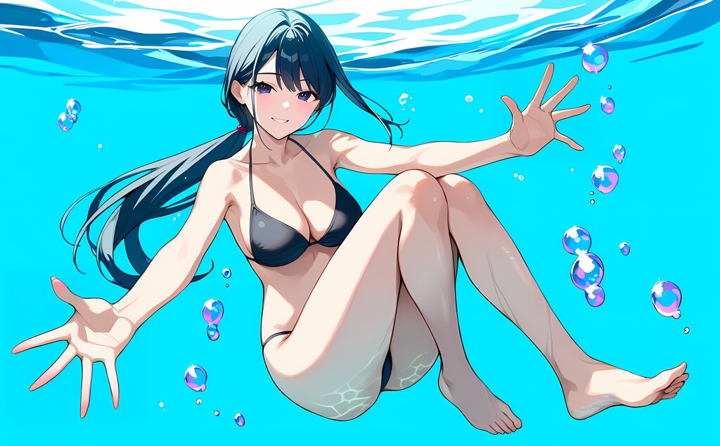 【 清純ちゃんと闇落ちちゃん - 水着編 - 】