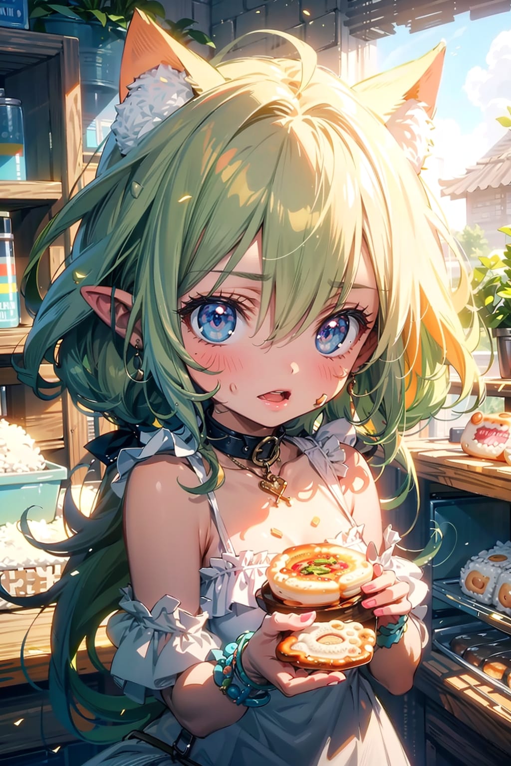 た、たべてないニャ