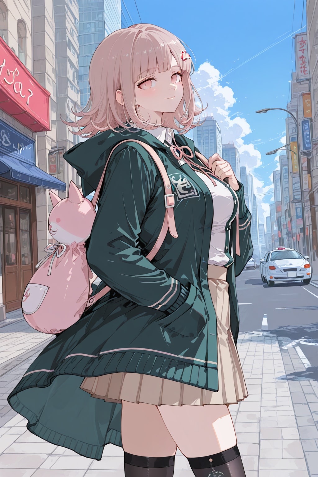七海と街を