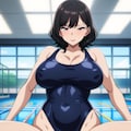 熟女スク水　その2 7枚目