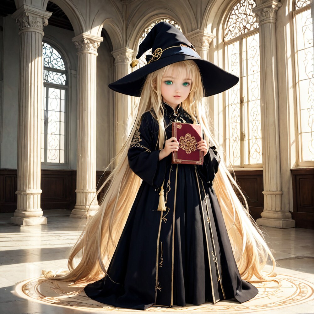 見習い魔法使いの少女