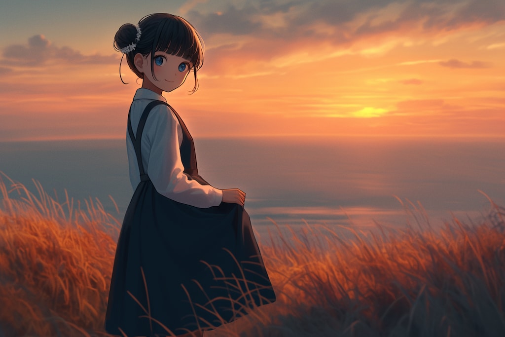 夕暮れのおだんごちゃん🍡✨94