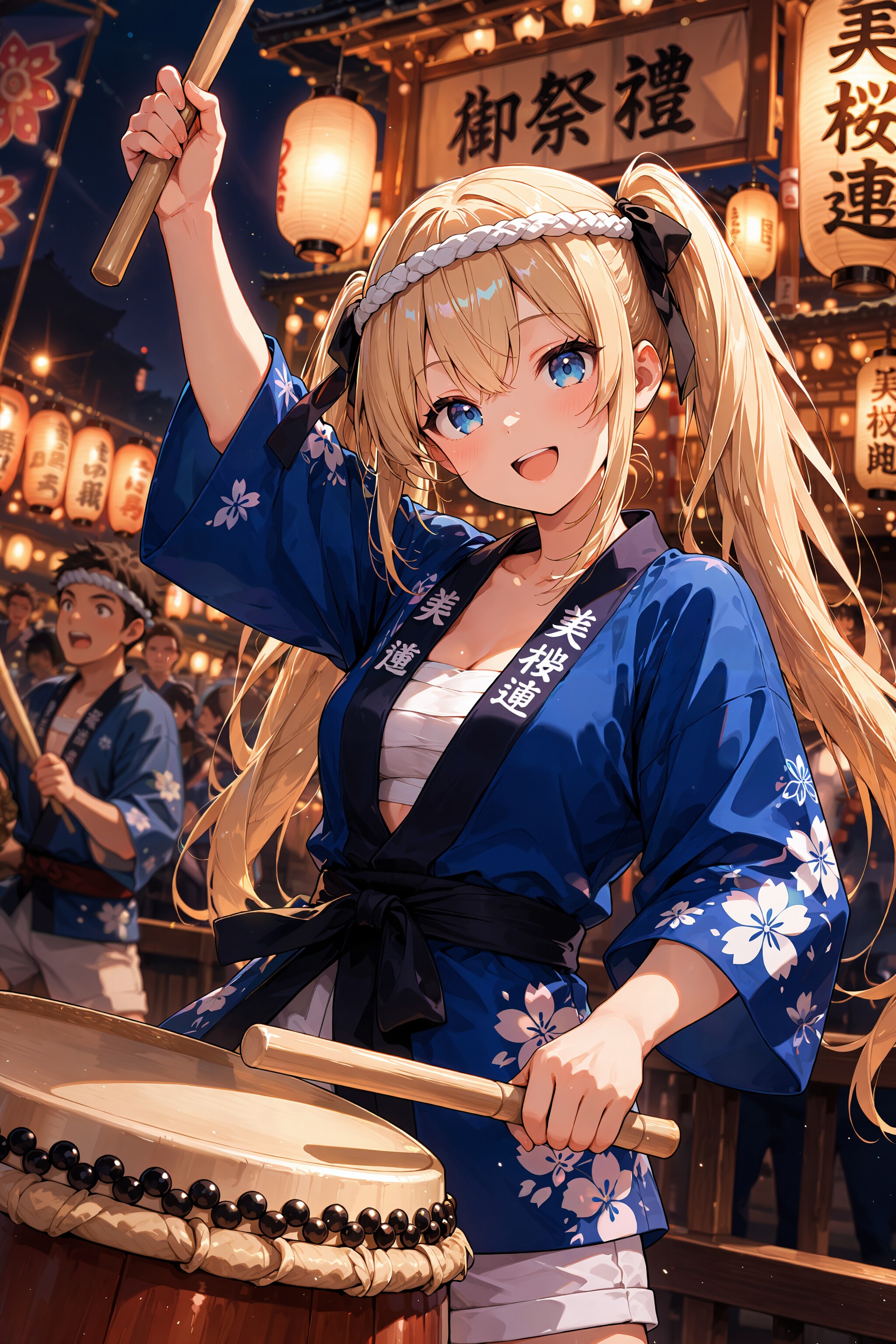祭り太鼓 | の人気AIイラスト・グラビア