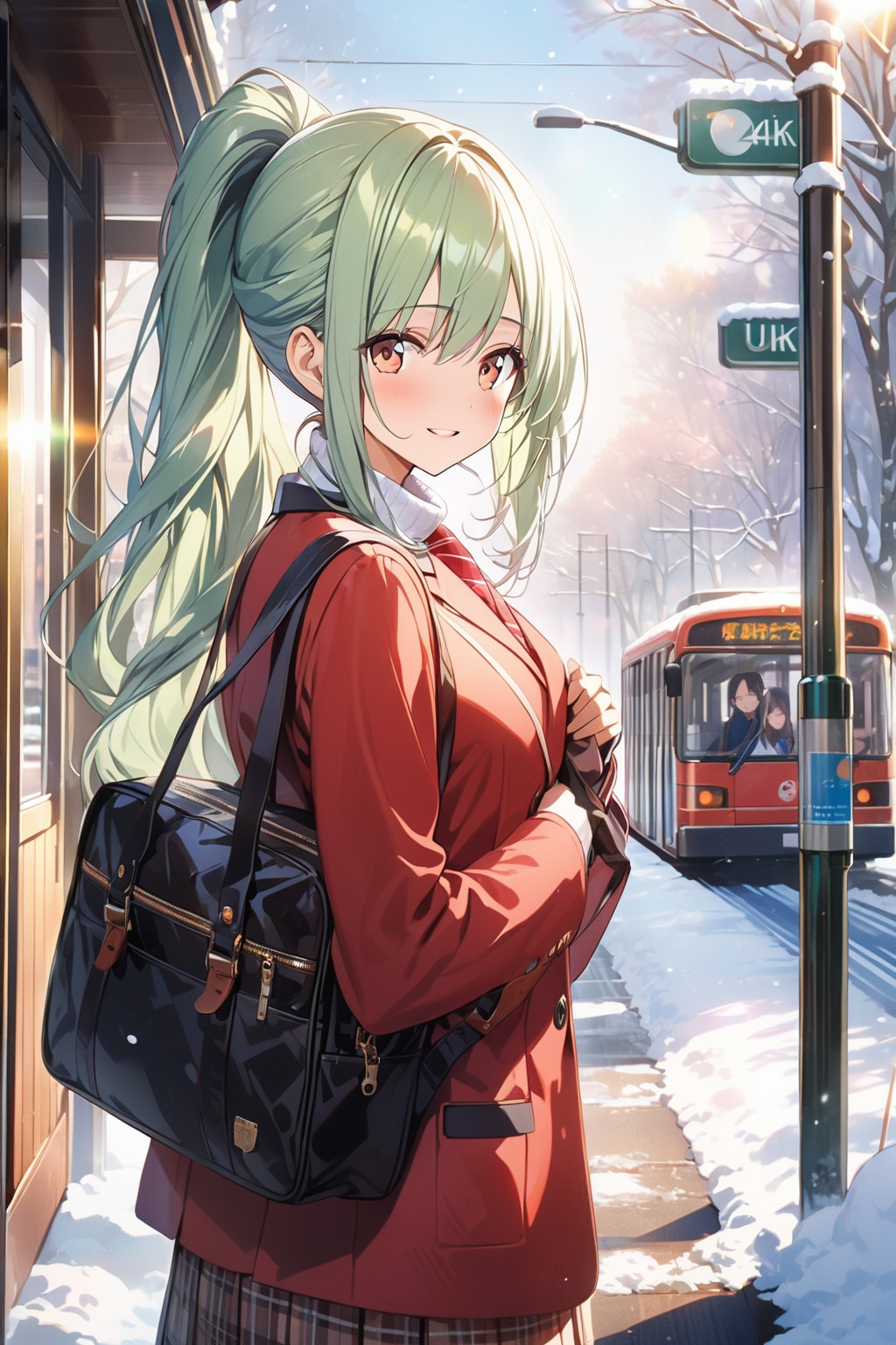 学校から帰宅途中の少女（VEGA）