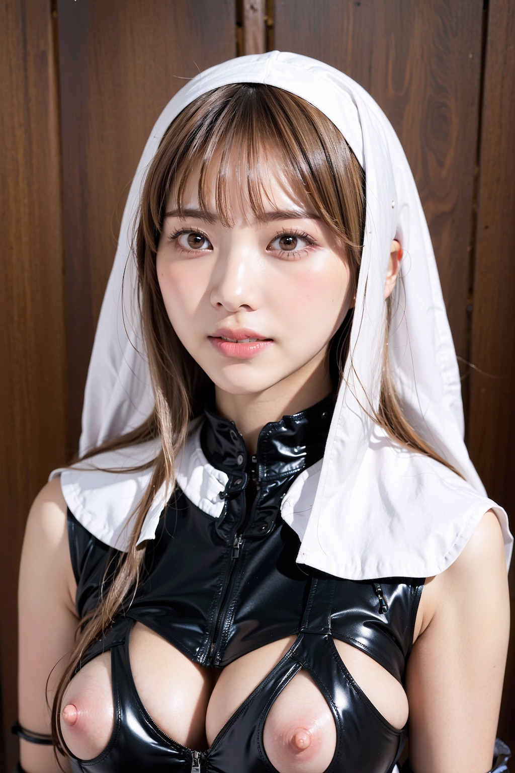 修道士ボンテージLoraでポロリ