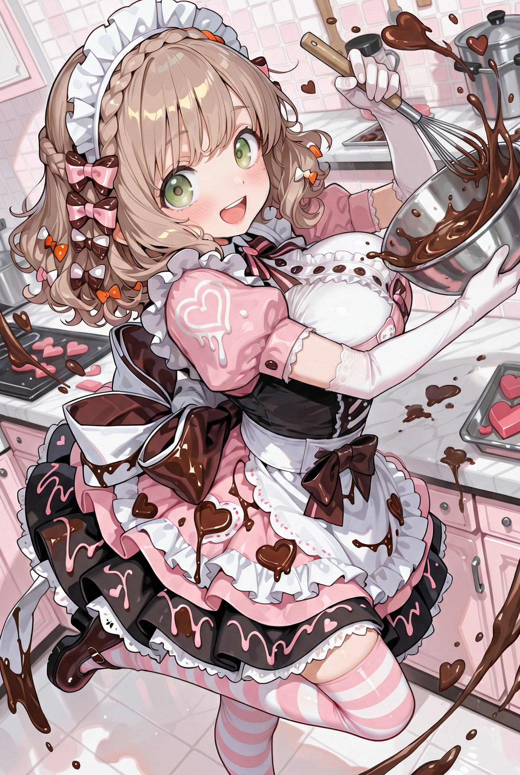 バレンタインチョコ製作中！ | の人気AIイラスト・グラビア