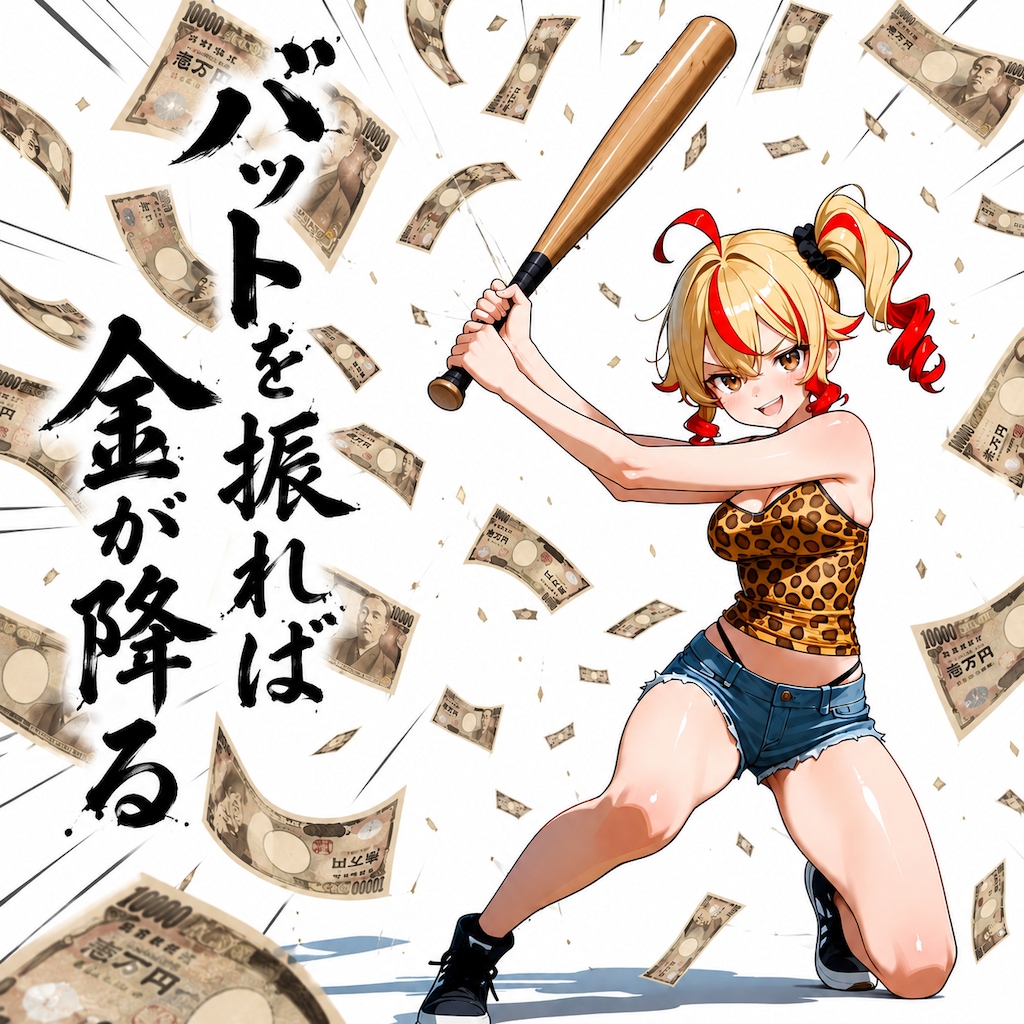 バットを振れば金が降る魔法