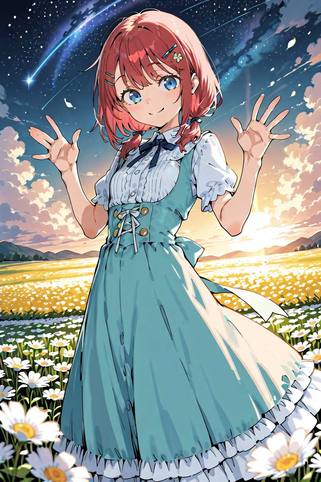 夜空と夜明けの境界線２