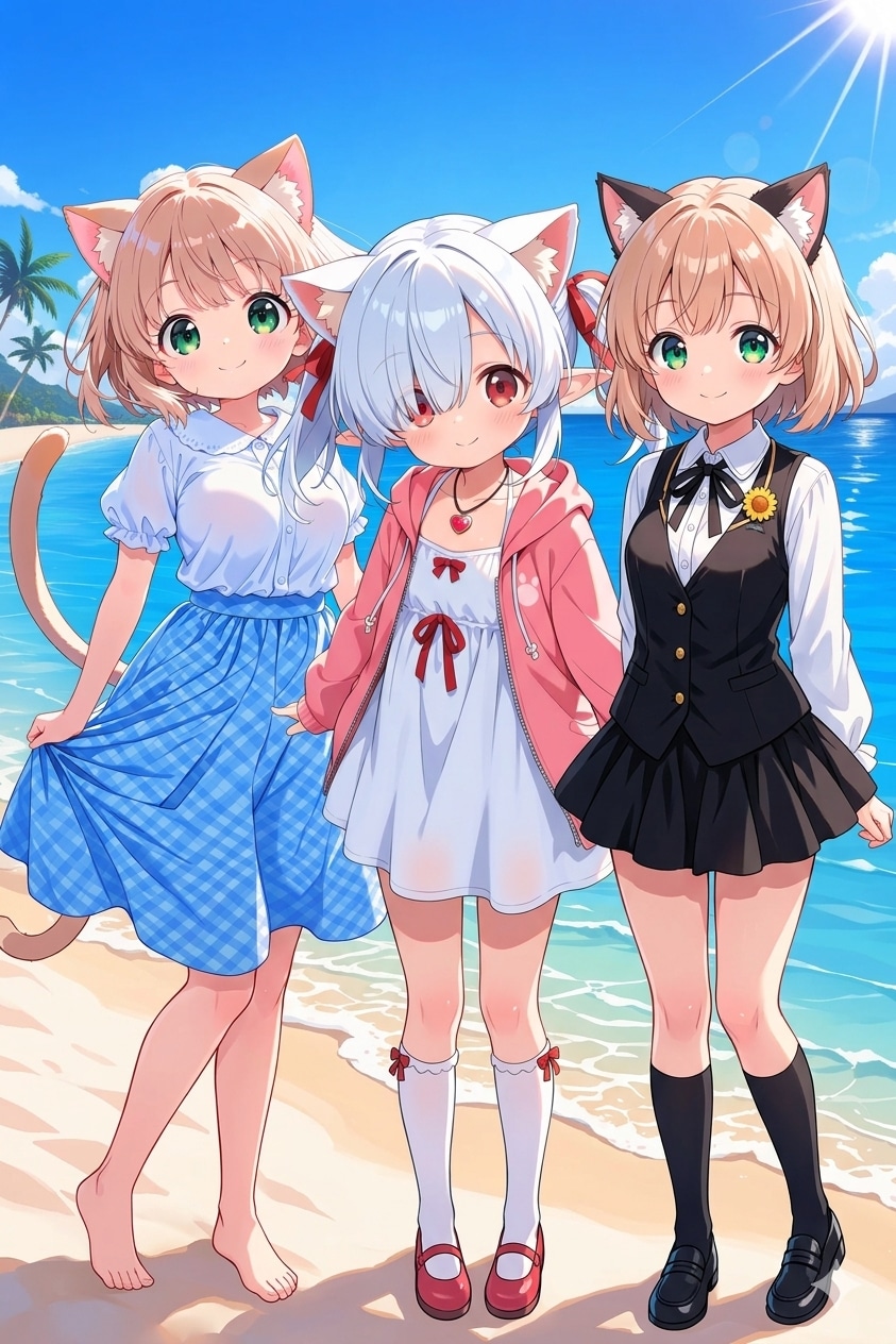 シロネさんと２人のこはるちゃん！？