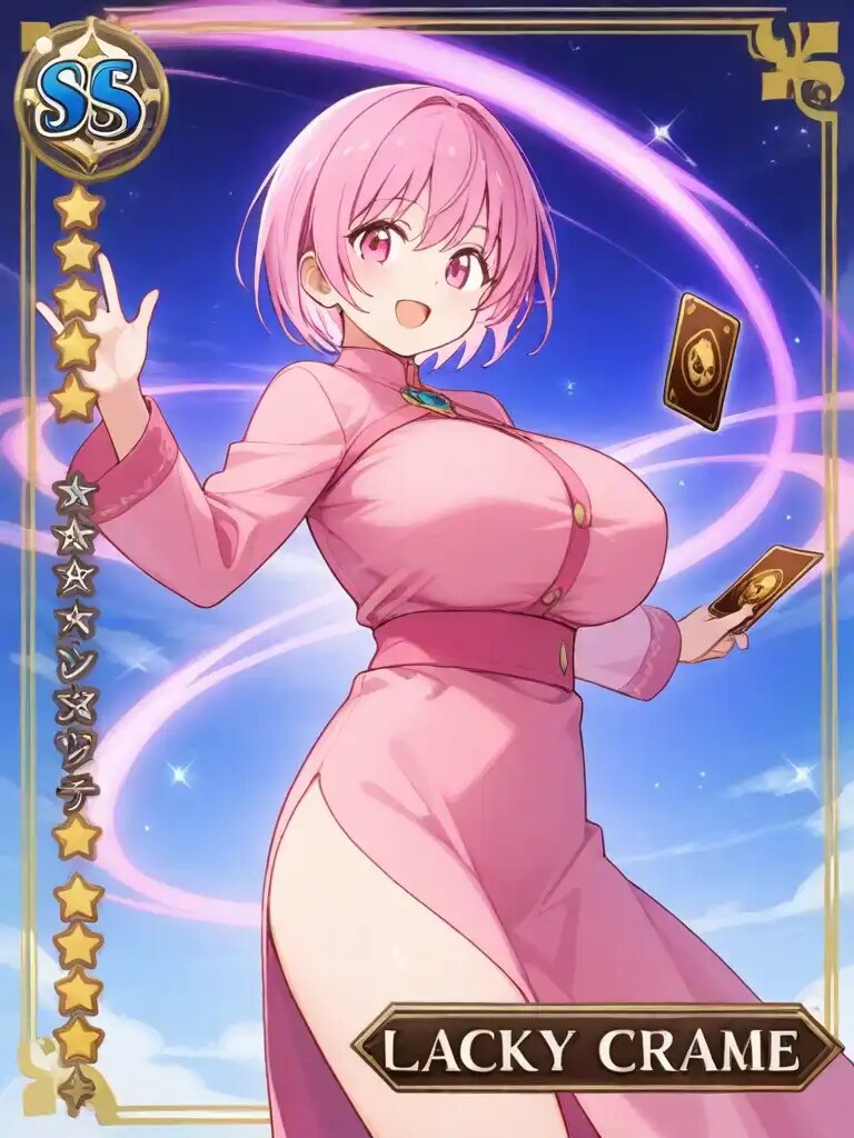 看板娘：マナ・テティス　レアカード編