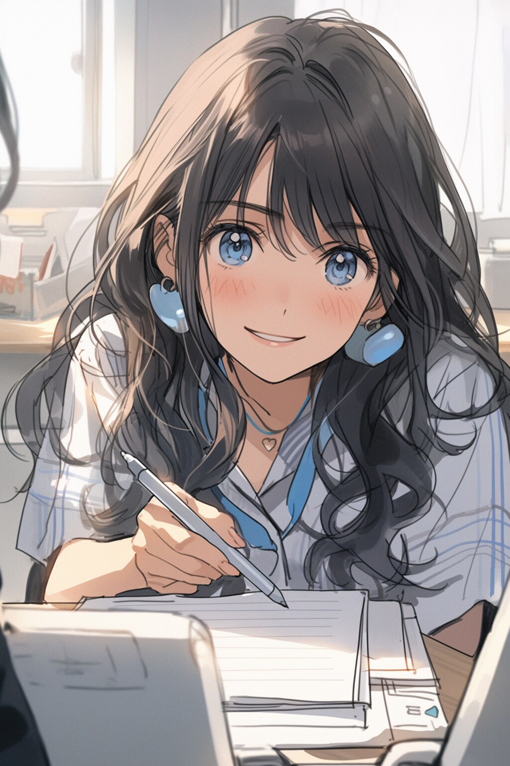 アンケート制服姉さん