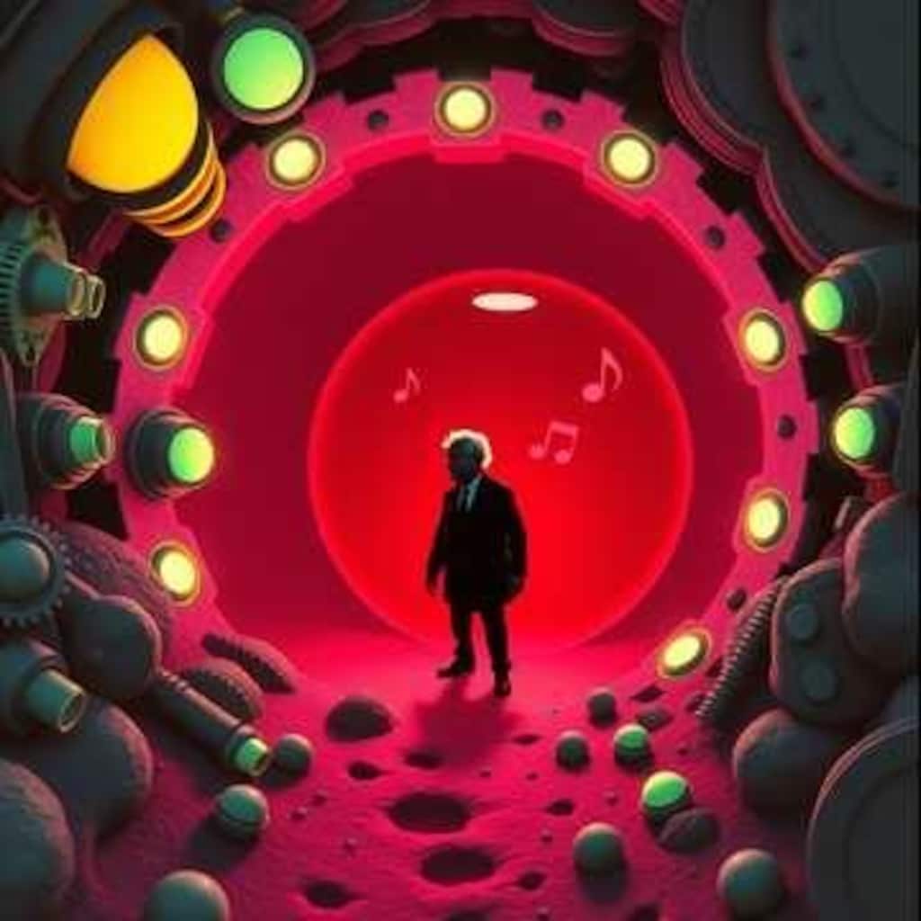 音楽の構造解析から出力された絵