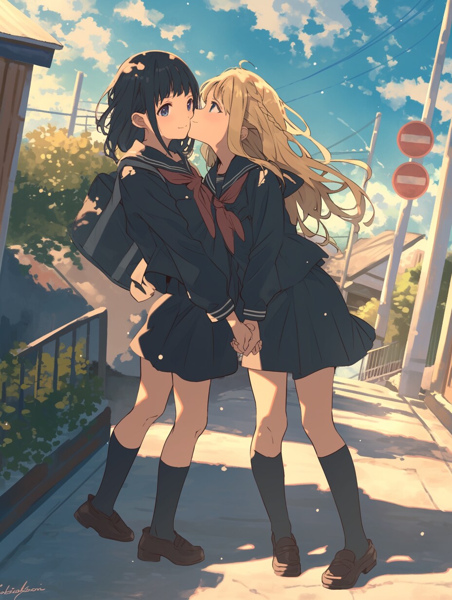 キスしたい二人のJK184