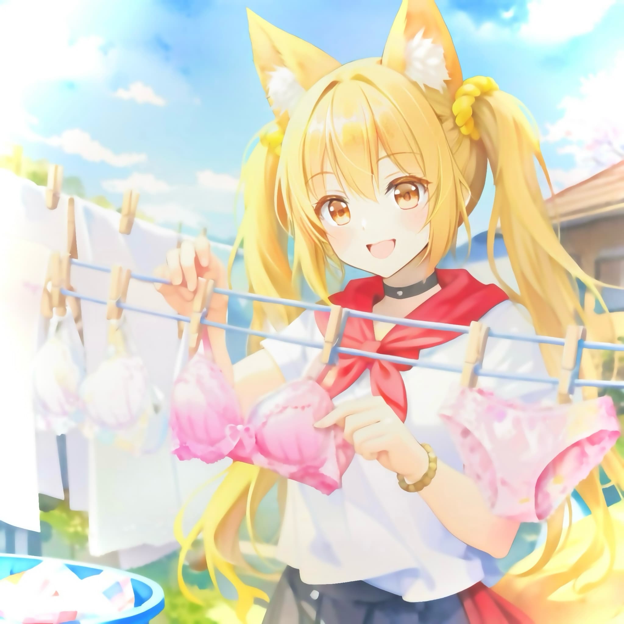 洗濯するよ〜♪