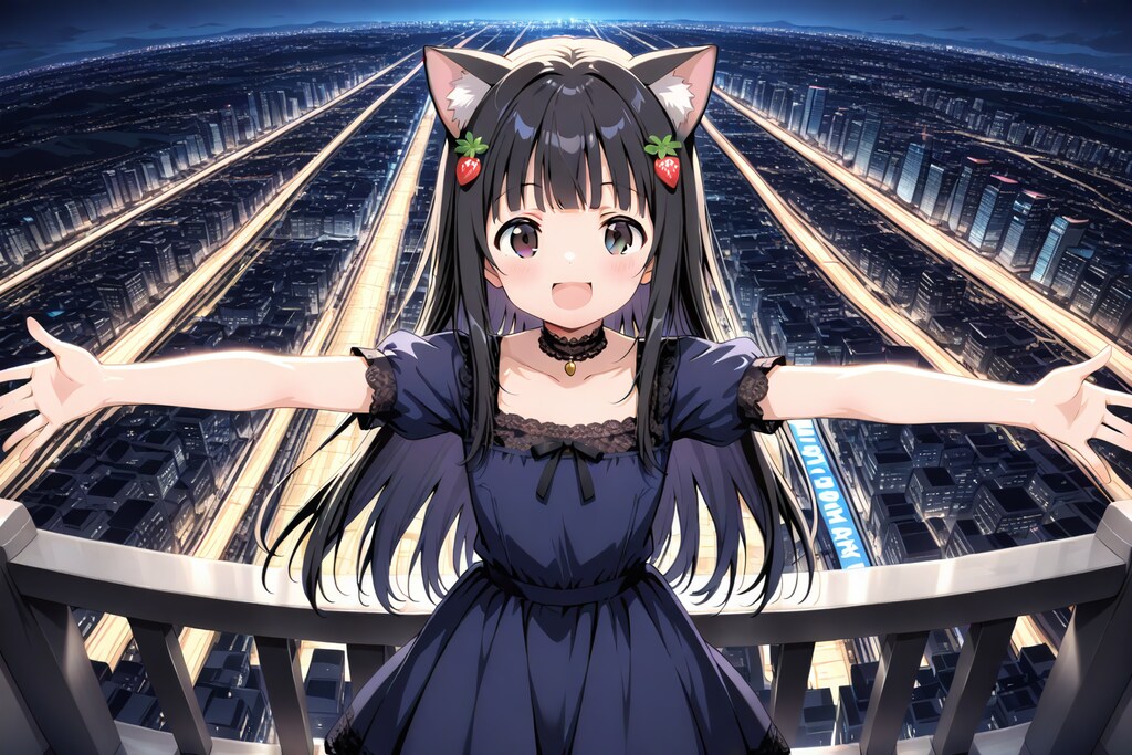 ネコ娘のクロちゃん🐈‍⬛✨２４