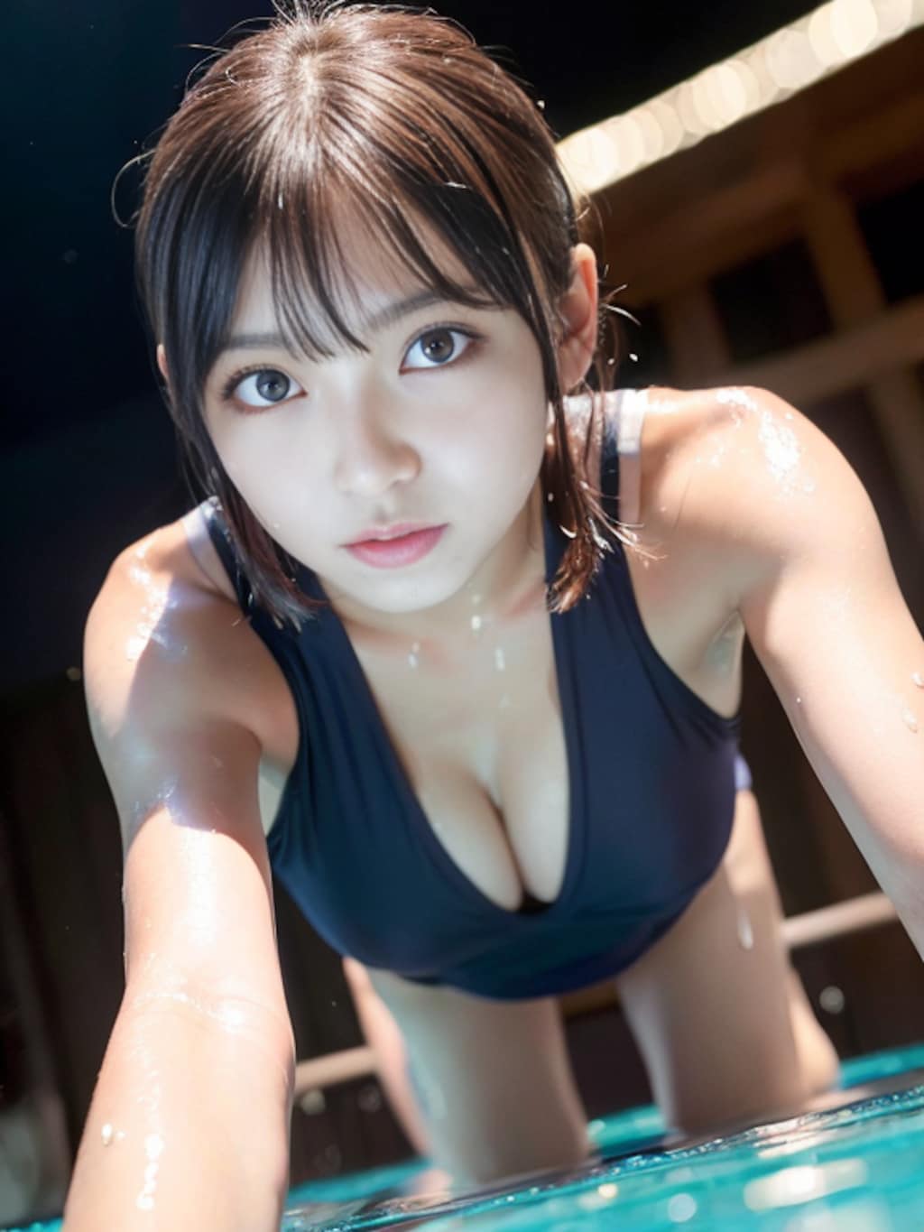 ねぇ、早く泳ごうよ！