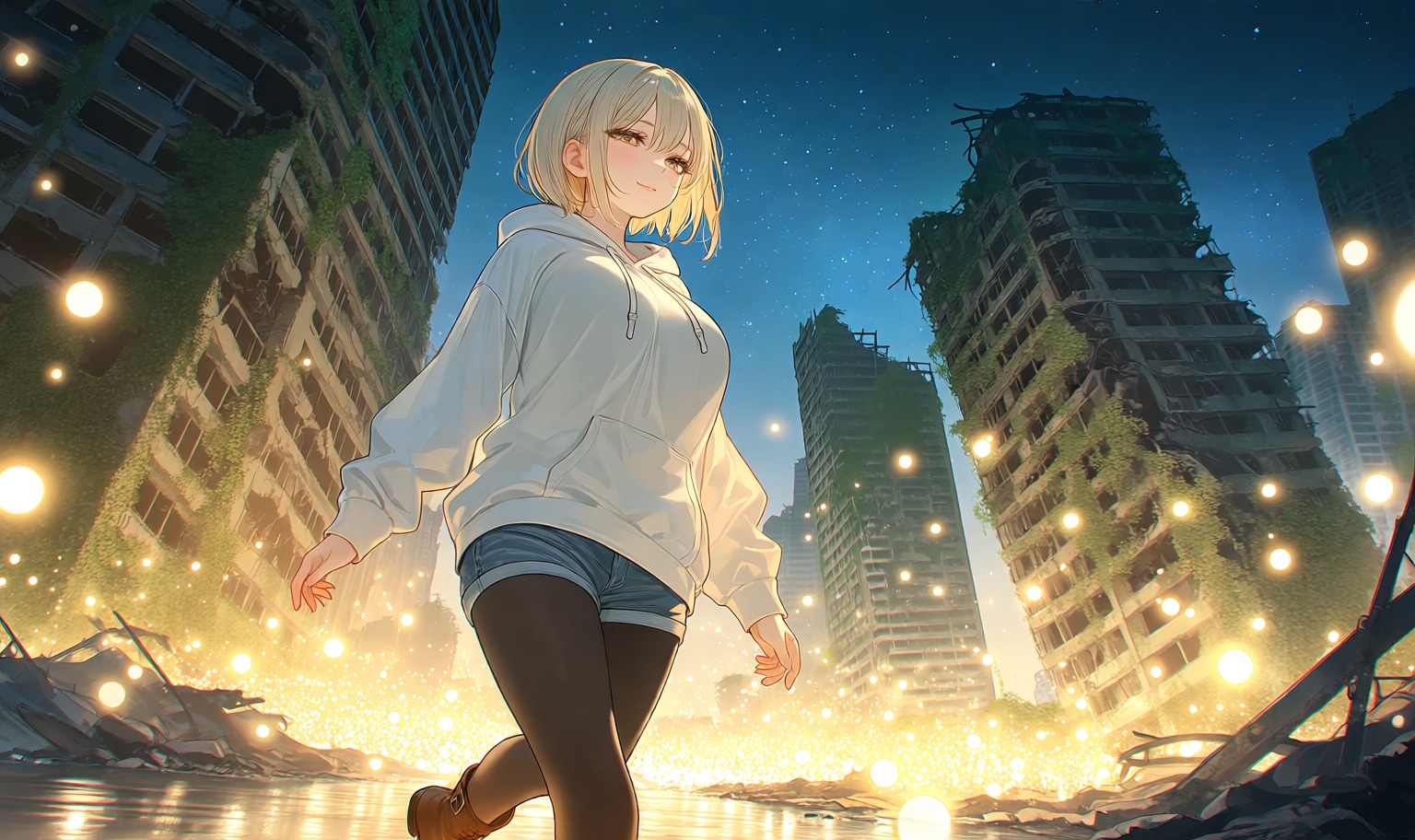 終末世界で頑張る4 | の人気AIイラスト・グラビア