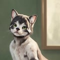 猫と人を合成しようとして美少女が生まれた・・・。 3枚目