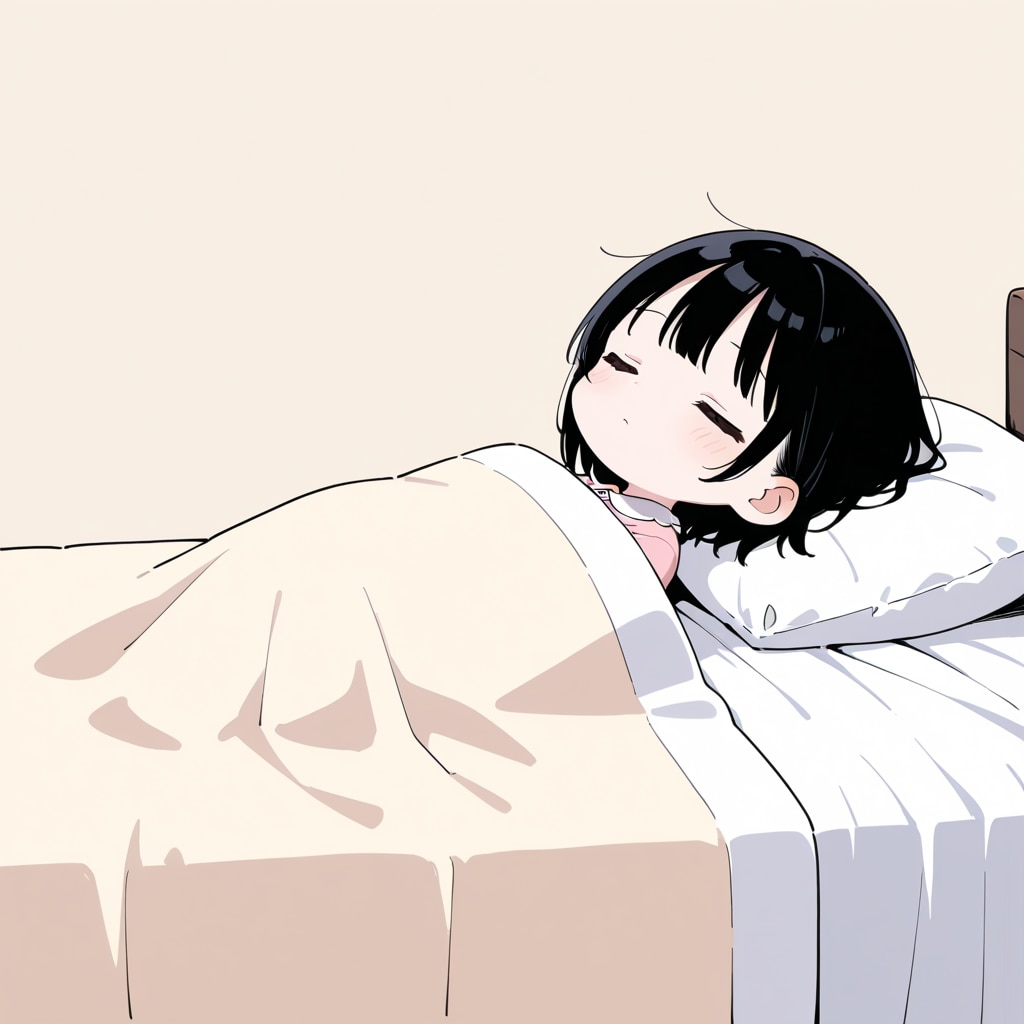 ベッドで眠る | の人気AIイラスト・グラビア