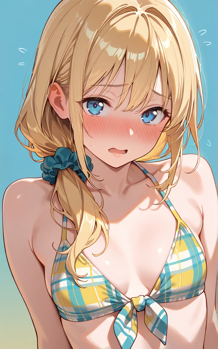恥ずかしがる真凛さん
