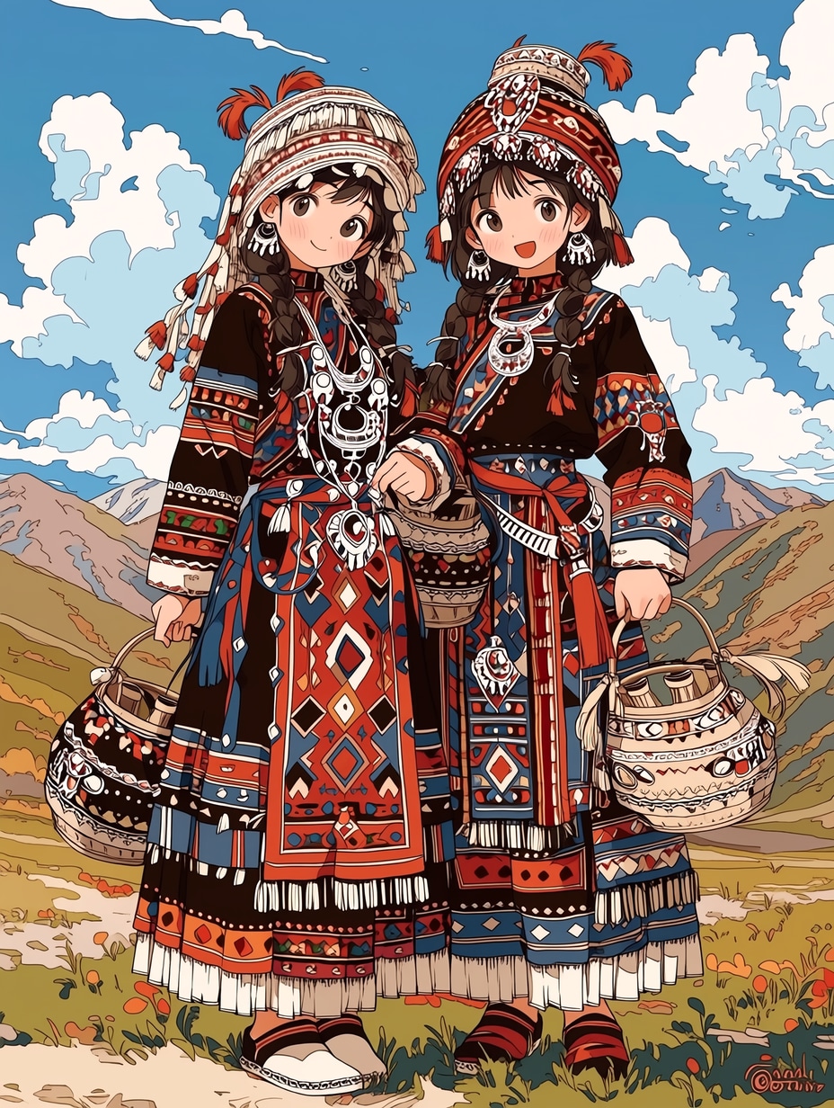 草原少女52 | の人気AIイラスト・グラビア