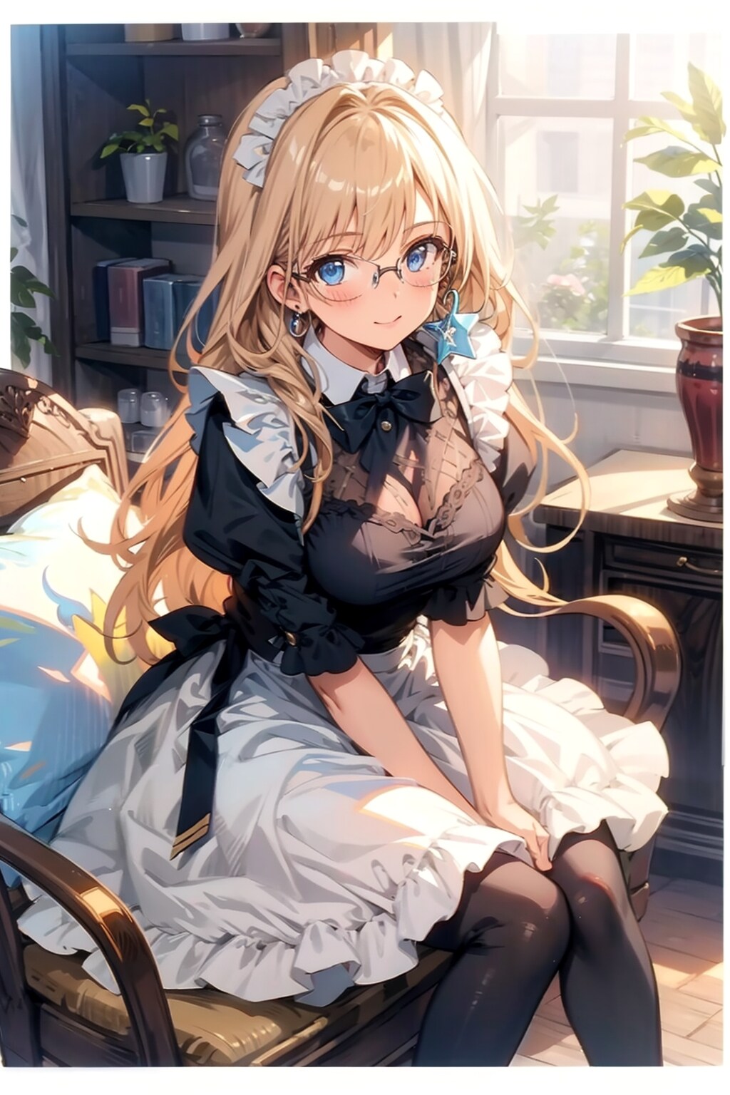 メガネ美少女メイド