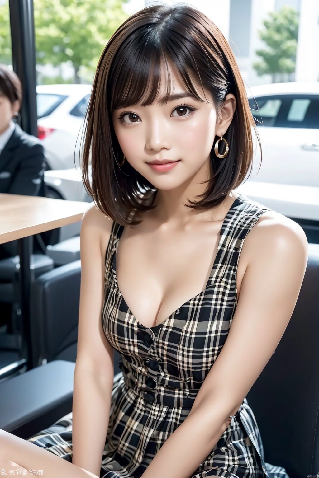 ノースリーブの れなちゃん