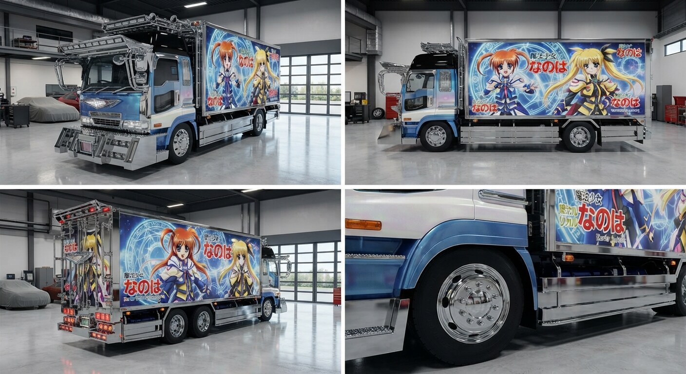 魔法少女リリカルなのは痛車デコトラ | の人気AIイラスト・グラビア