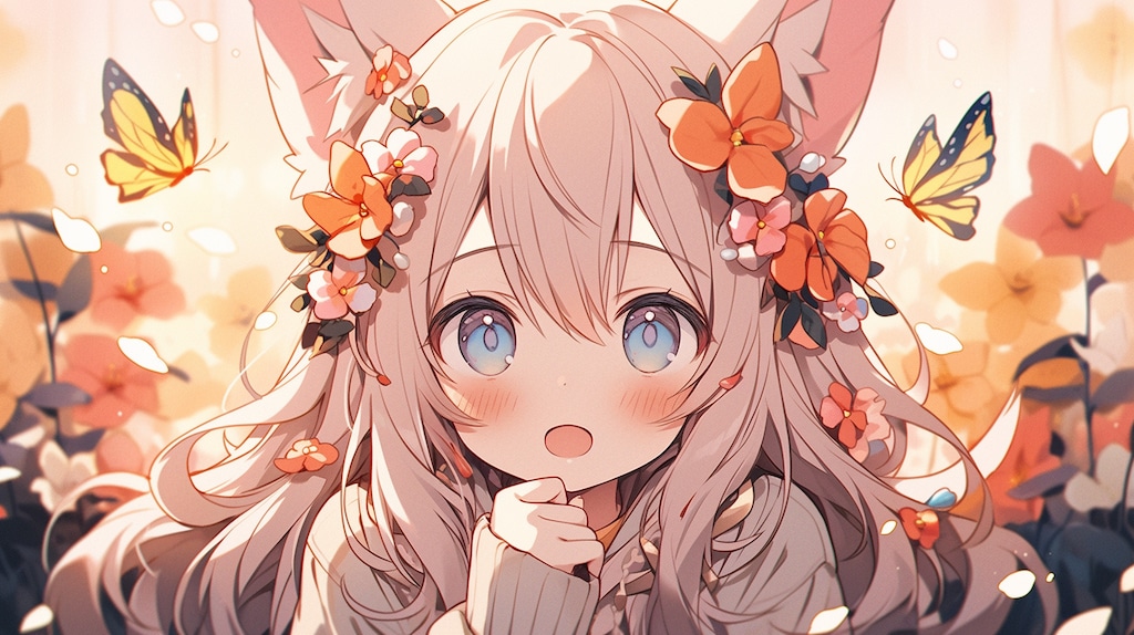 花畑で出会った蝶の秘密