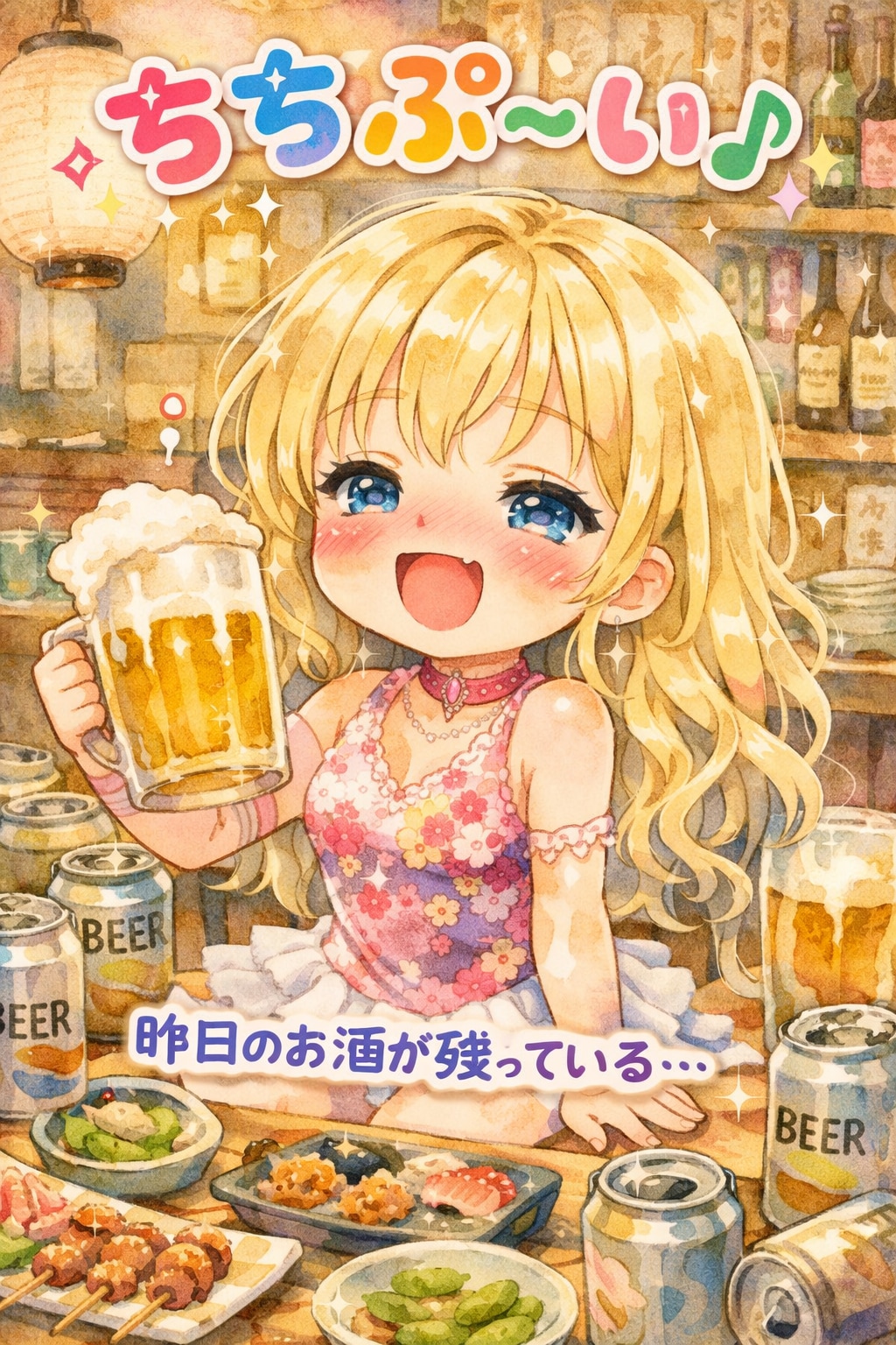 昨日のお酒が残っている・・・ちちぷ～い♪🍻