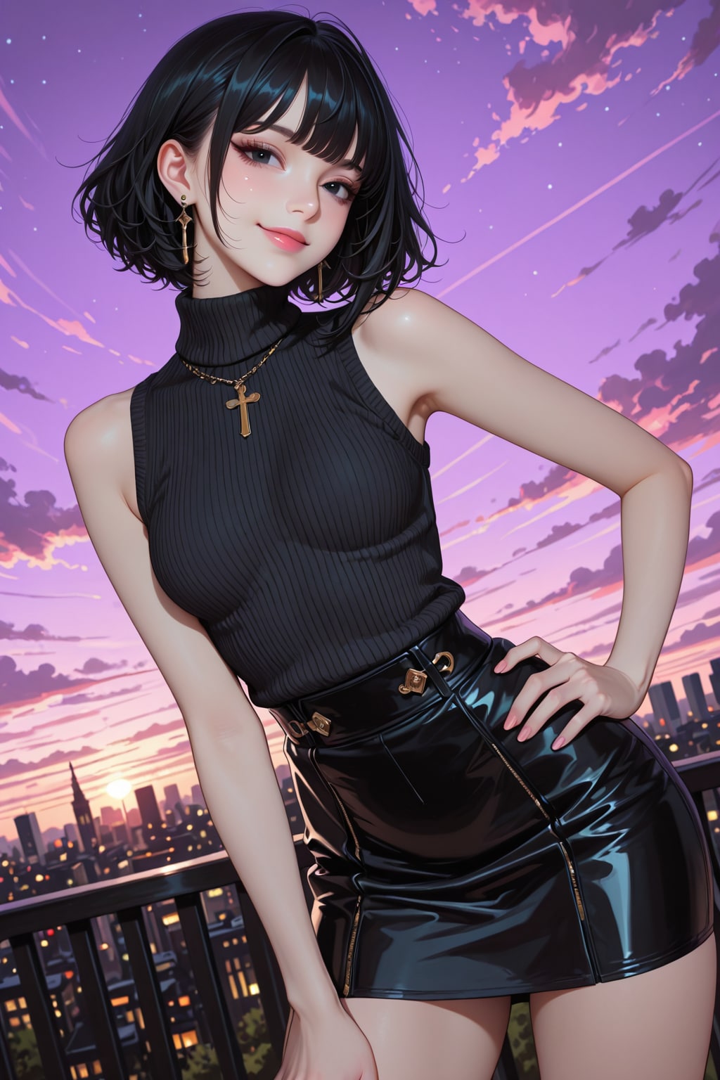 夕暮れの街