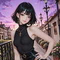 夕暮れの街 4枚目
