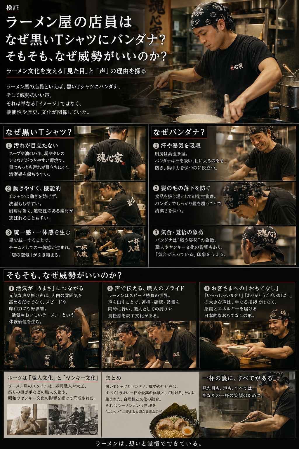 ラーメン屋の店員の考察