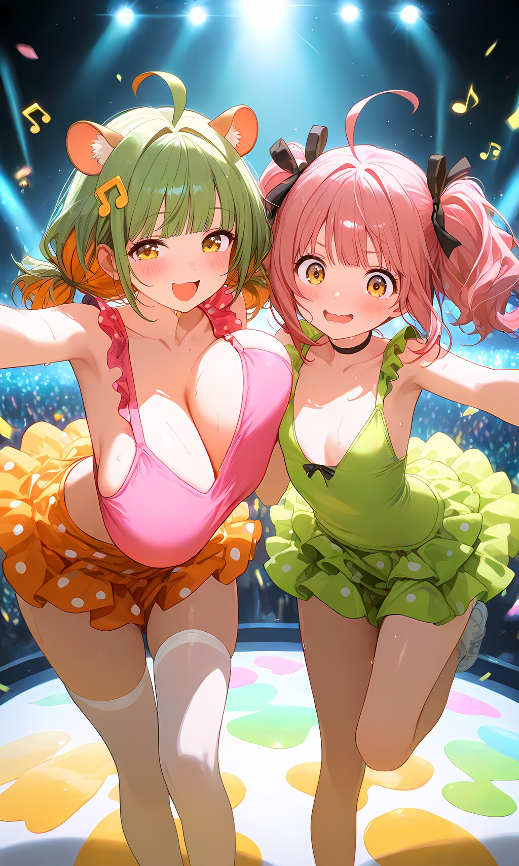 ハルネちゃんとヒスイちゃん