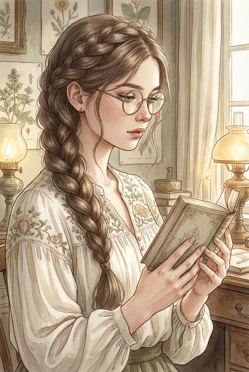 Geminiは眼鏡三つ編みの魅力をわかっているか　～Geminiお試し～