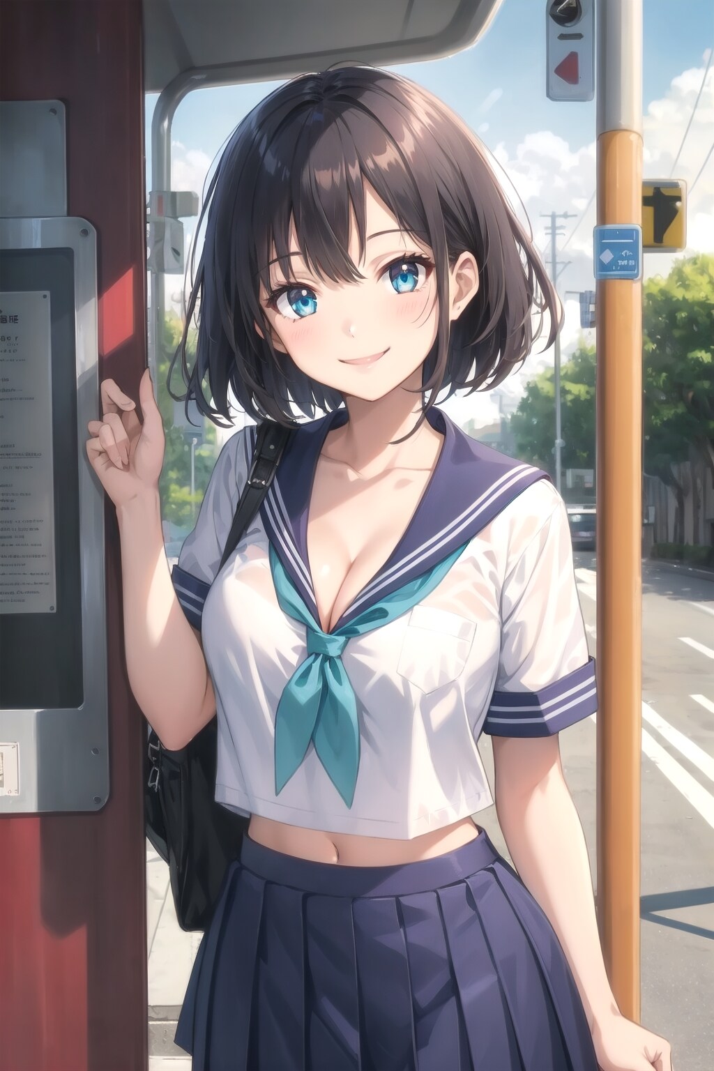 バス停のJK　〜制服のある風景〜