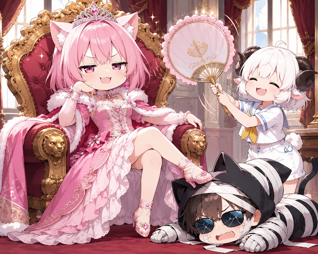 うちで誰が一番偉いか分からせてやったにゃん！！