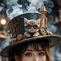 スチームパンク　シルクハット 5枚目