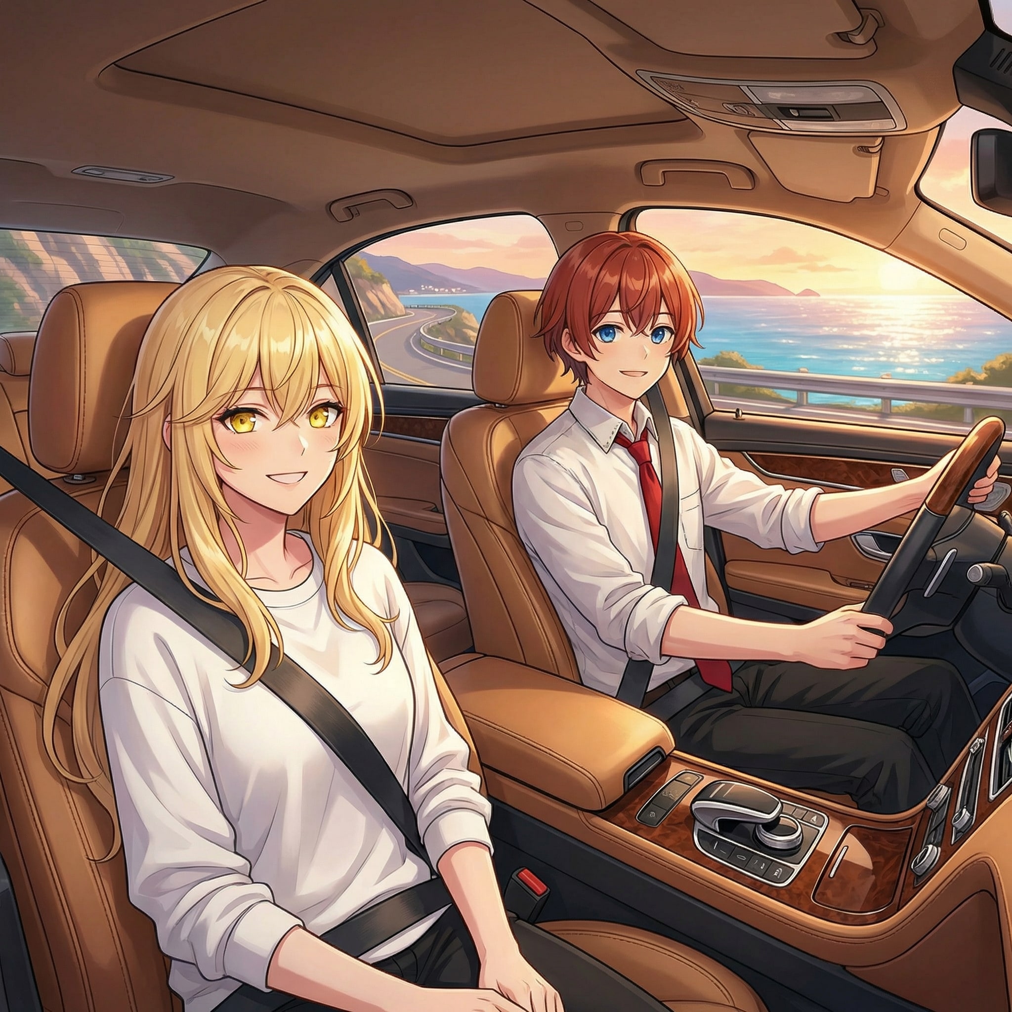 エリザベスとドライブデート | の人気AIイラスト・グラビア