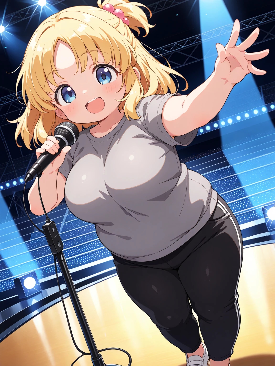 練習中のまりあちゃん