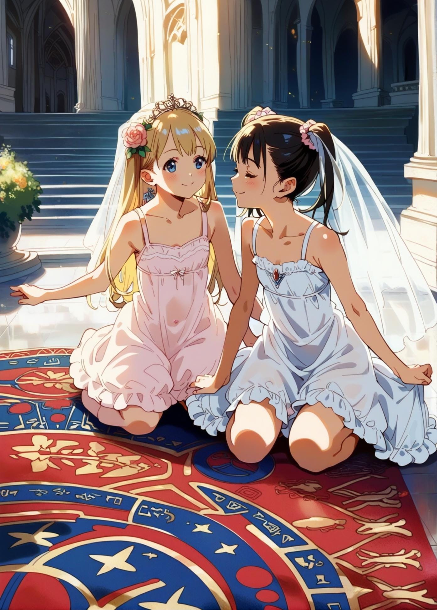 二人姫物語 | の人気AIイラスト・グラビア