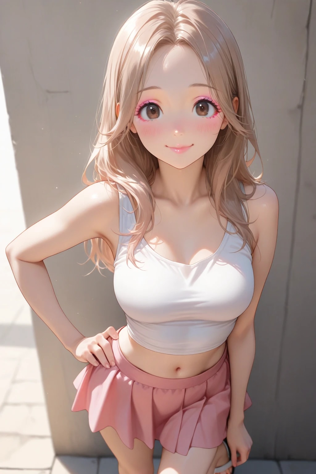 夏コーデ　ギャル子
