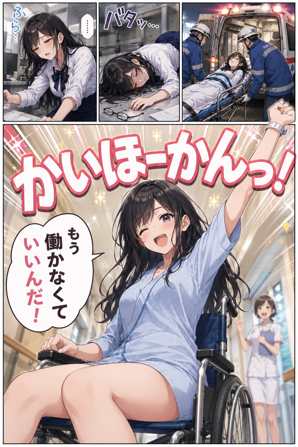 もう働かなくていいんだ！ | の人気AIイラスト・グラビア