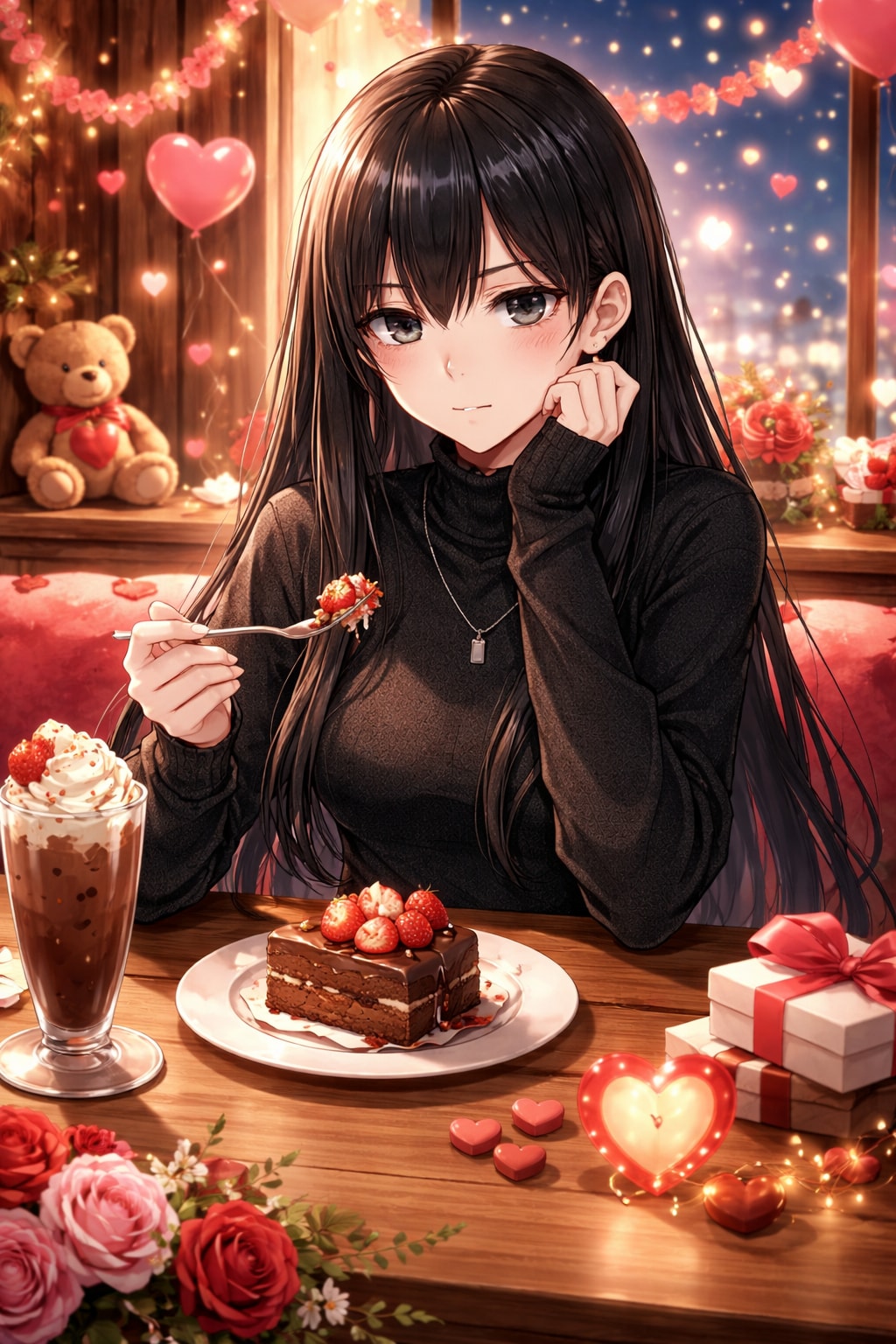 普段はクールな美女